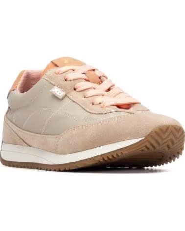 BASKETS CASUAL SPORT FEMME XTI BEIGE BEIGE