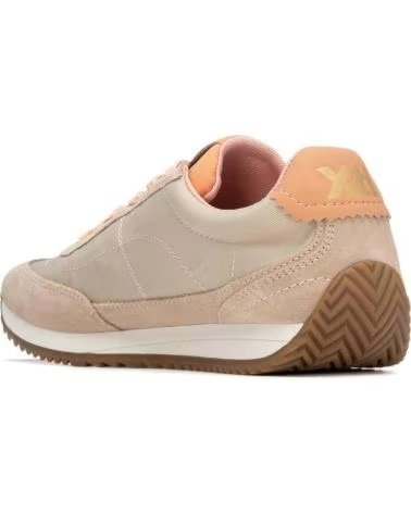 BASKETS CASUAL SPORT FEMME XTI BEIGE BEIGE