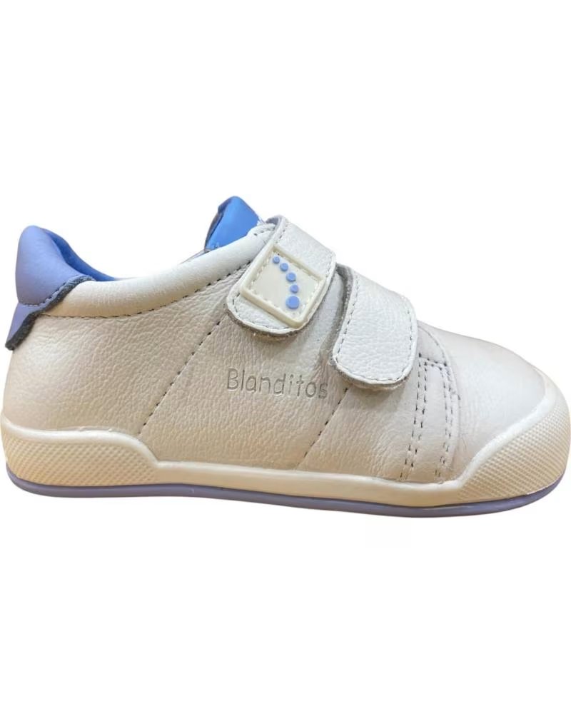 BLANDITOS ZAPATOS NINO MODELO LONDRESBD BOY COLOR BLANCO AZUL26V