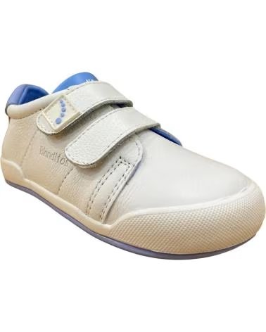 BLANDITOS ZAPATOS NINO MODELO LONDRESBD BOY COLOR BLANCO AZUL26V