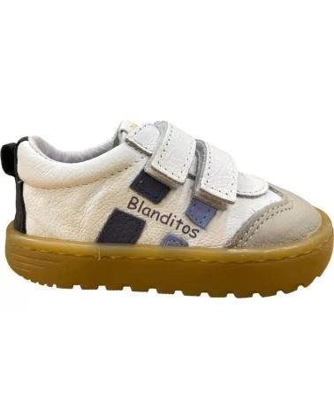 BLANDITOS ZAPATILLAS NINO MODELO LISBOABD COLOR BLANCO BLUE26V