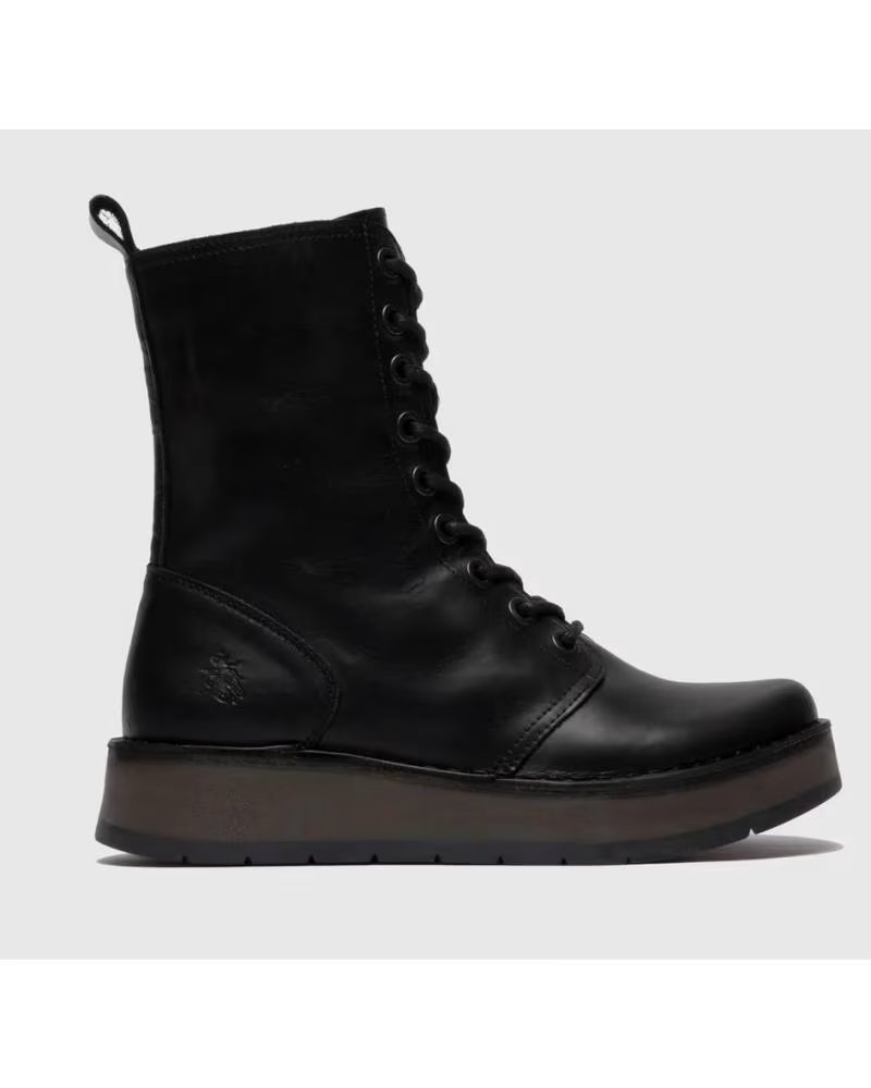 FLY LONDON RAMI 043 BOTA DE PLATAFORMA NEGRO