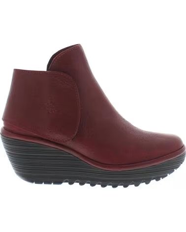 FLY LONDON BOTTINE FEMME YOGI AVEC TALON COMPENSÉ VIOLET MORADO