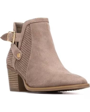 BOTTES XTI MODÈLE 145265 BASSE TIGE FEMME TALON TAUPE TAUPE