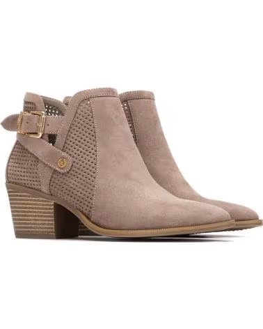 BOTTES XTI MODÈLE 145265 BASSE TIGE FEMME TALON TAUPE TAUPE