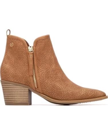 STIVALI XTI MODELLO 145266 GAMBALE BASSO DONNA TACCO CAMEL CERNIERA CAMEL