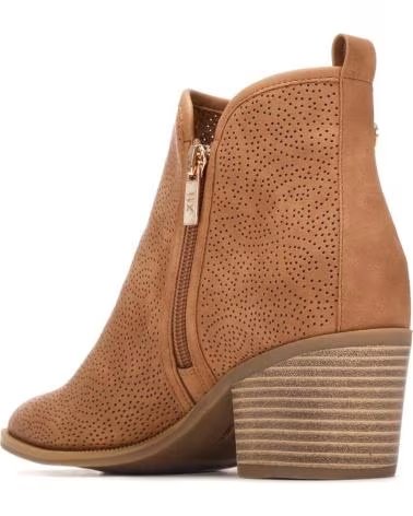 STIVALI XTI MODELLO 145266 GAMBALE BASSO DONNA TACCO CAMEL CERNIERA CAMEL