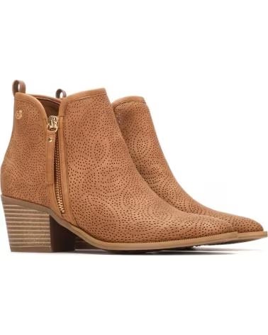 STIVALI XTI MODELLO 145266 GAMBALE BASSO DONNA TACCO CAMEL CERNIERA CAMEL