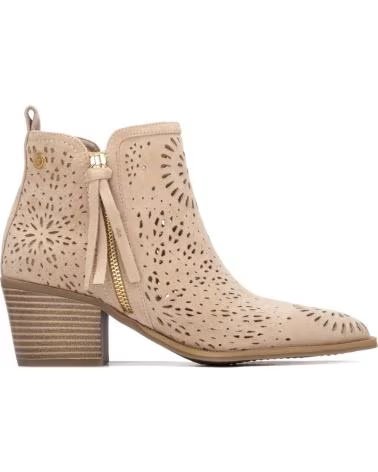 XTI Botines 135-145327 en beige para mujer BEIG