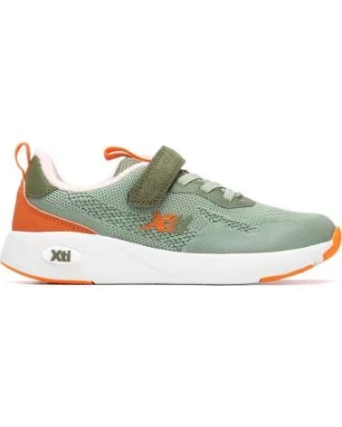 BASKETS CASUAL XTI 153104 FILLE KAKI VELCRO KAKI