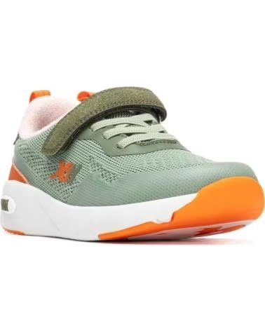BASKETS CASUAL XTI 153104 FILLE KAKI VELCRO KAKI
