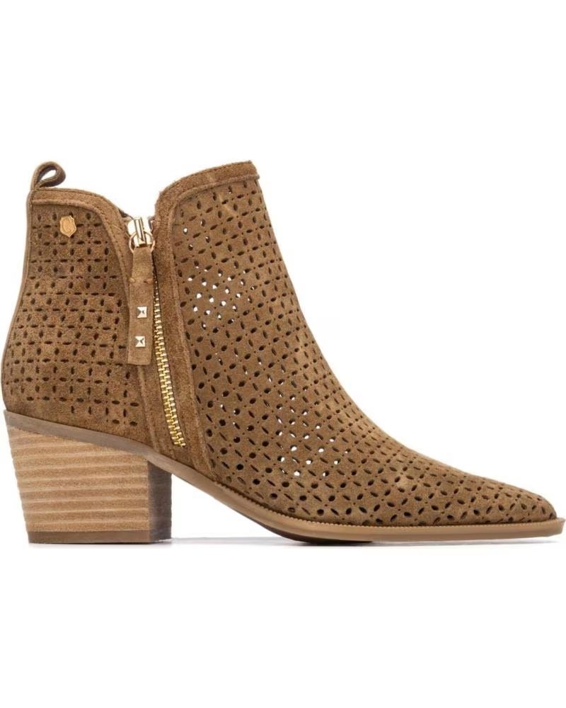 CARMELA BOTINES 163149 EN MARRON PARA MUJER SERR CAMEL