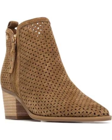 CARMELA BOTINES 163149 EN MARRON PARA MUJER SERR CAMEL