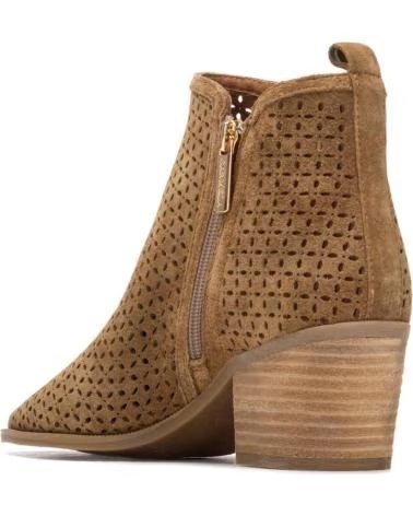 CARMELA BOTINES 163149 EN MARRON PARA MUJER SERR CAMEL