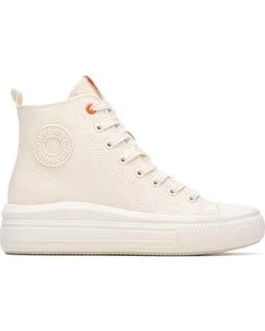 BASKETS HAUTES REFRESH CASUAL FEMME 175062 BEIGE BEIGE