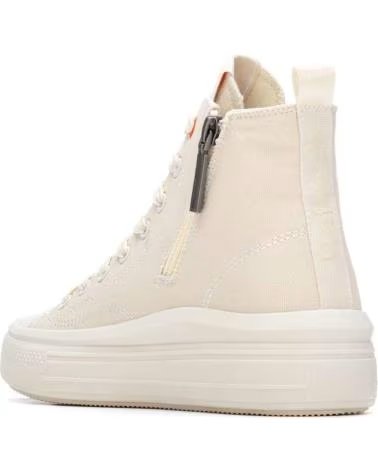 BASKETS HAUTES REFRESH CASUAL FEMME 175062 BEIGE BEIGE