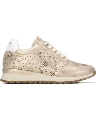 REFRESH 175131 CASUAL SNEAKERS WITH PRINT FOR WOMEN GOLD ORO