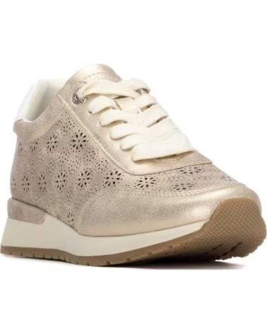 REFRESH 175131 CASUAL SNEAKERS WITH PRINT FOR WOMEN GOLD ORO