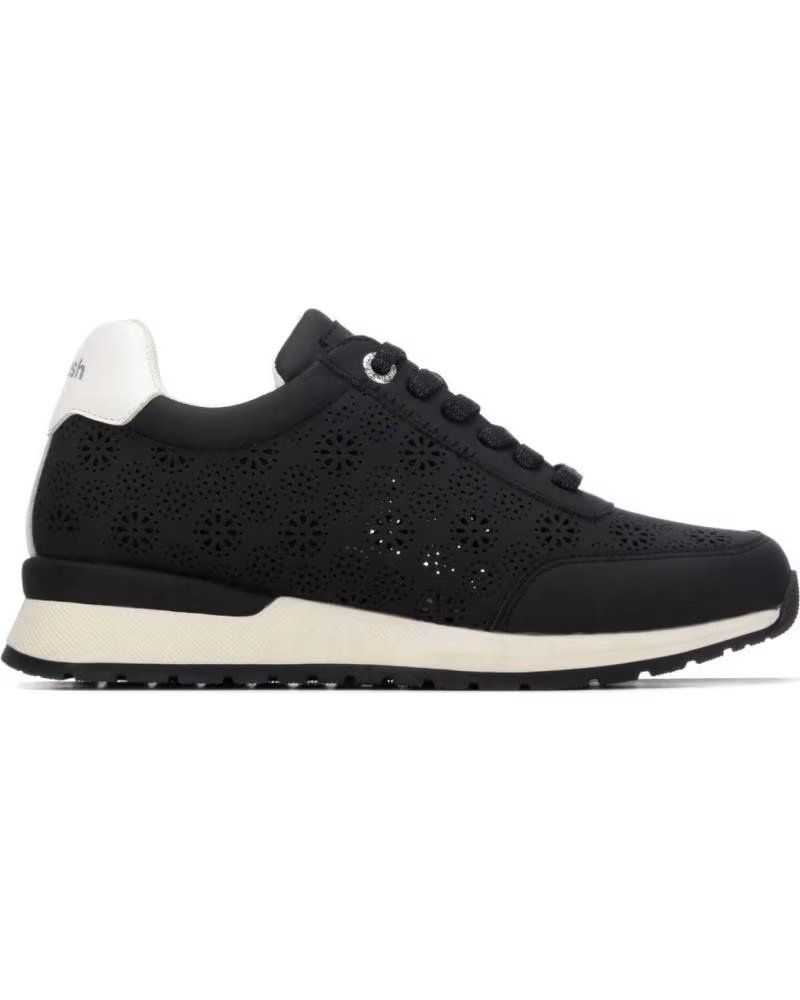 BASKETS CASUAL REFRESH 175131 AVEC IMPRIMÉ POUR FEMME NOIR NEGRO
