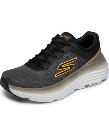 ZAPATILLAS SKECHERS MAX CUSHIONING ENDEAVOUR HOMBRE NEGRO NEGRO