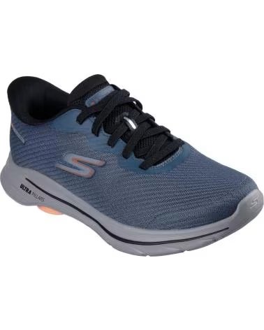 SCARPE SKECHERS SLIP-INS GO WALK 8 UOMO BLU AZUL
