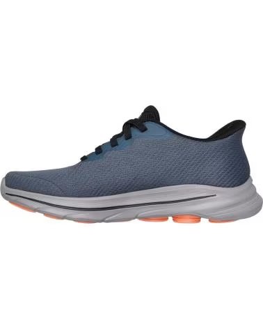 SCARPE SKECHERS SLIP-INS GO WALK 8 UOMO BLU AZUL