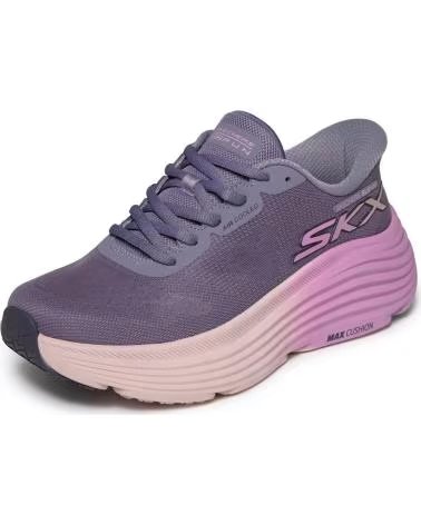 SKECHERS SLIP-INS MAX CUSHION ENDEAVOUR DAMENSCHUHE LILA LILA