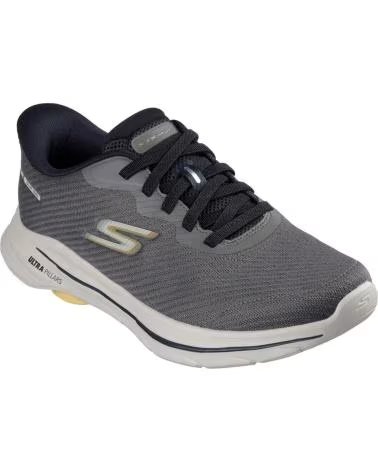 SCARPE SKECHERS SLIP-INS GO WALK 8 UOMO PATE TAUPE TAUPE