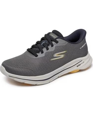 SCARPE SKECHERS SLIP-INS GO WALK 8 UOMO PATE TAUPE TAUPE