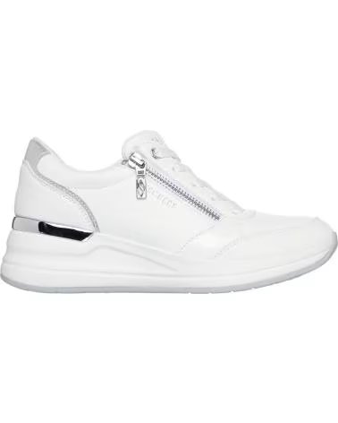 SKECHERS BILLION 2 SNEAKER MIT SEITLICHEM REISSVERSCHLUSS BLANCO
