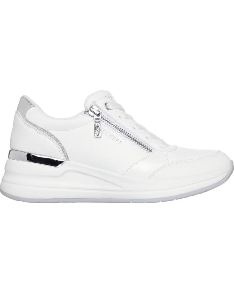 SKECHERS BILLION 2 SNEAKER MIT SEITLICHEM REISSVERSCHLUSS BLANCO