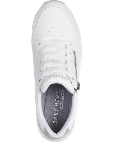 SKECHERS BILLION 2 SNEAKER MIT SEITLICHEM REISSVERSCHLUSS BLANCO