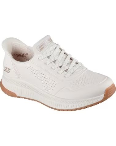 SKECHERS ZAPATOS ZAPATOS MUJER ZAPATILLAS BAJAS MODELO SLIPINS BOBS S BLANCO