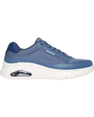 SKECHERS UNO FLEX SPRING ON AIR SCARPA CASUAL UOMO AZUL