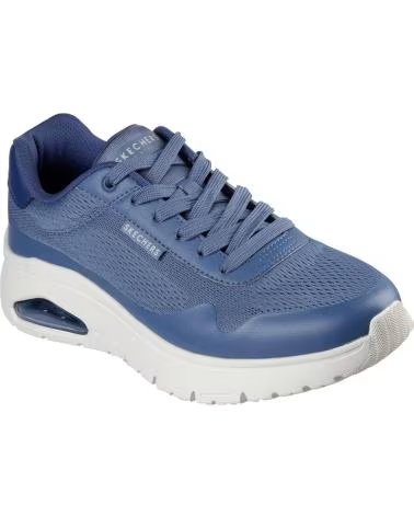 SKECHERS UNO FLEX SPRING ON AIR SCARPA CASUAL UOMO AZUL