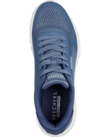 SKECHERS UNO FLEX SPRING ON AIR SCARPA CASUAL UOMO AZUL
