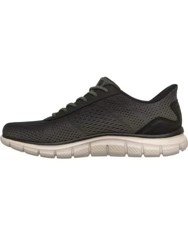 SKECHERS SLIP-INS TRACK SCARPE CASUAL UOMO NEGRO