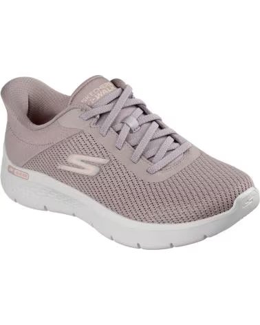 SKECHERS GO WALK FLEX SLIP-INS DONNA TORTORA TAUPE