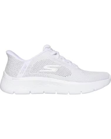 SKECHERS GO WALK FLEX SLIP-INS WOMEN WHITE BLANCO