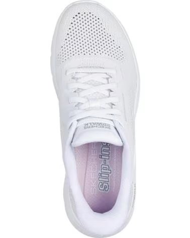 SKECHERS GO WALK FLEX SLIP-INS WOMEN WHITE BLANCO