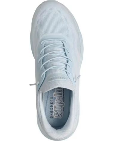 SKECHERS SLIP-INS UNO GLIDE-STEP AIR GLIDERS SCARPE CASUAL DONNA AZUL