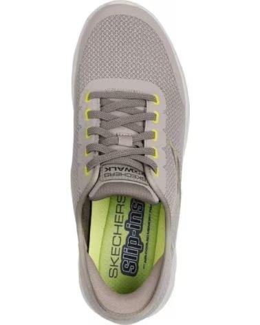 SKECHERS ZAPATILLAS 216332-TPE EN PARA HOMBRE BEIGE
