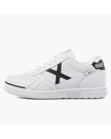 MUNICH ZAPATILLAS 1511456 EN BLANCO PARA NINOS UNISEX BLANCA Y AZUL