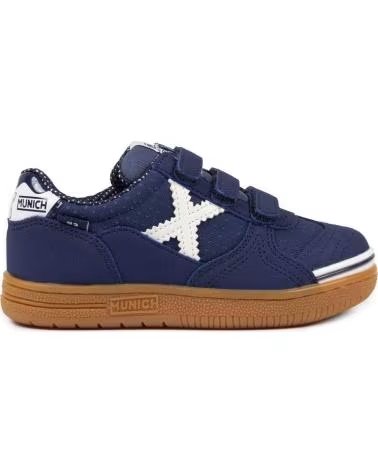 MUNICH BOTAS DE FUTBOL SALA 1514452 EN AZUL PARA NINOS UNISEX AZUL BLANCO