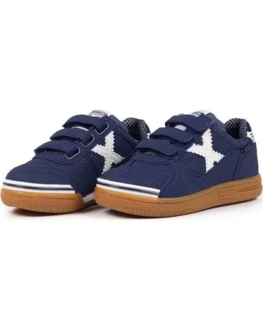 MUNICH BOTAS DE FUTBOL SALA 1514452 EN AZUL PARA NINOS UNISEX AZUL BLANCO