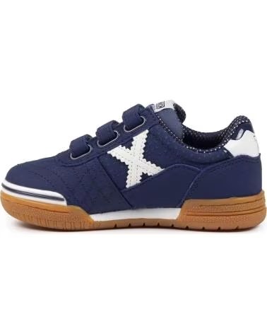MUNICH BOTAS DE FUTBOL SALA 1514452 EN AZUL PARA NINOS UNISEX AZUL BLANCO