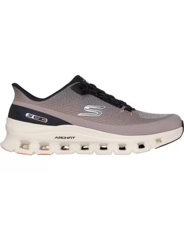 SKECHERS SLIP-INS ARCH FIT GLIDE STEP PRO SCARPE CASUAL UOMO TORTORA TAUPE