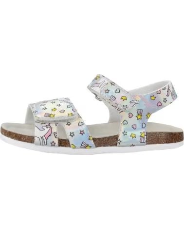 CHICCO SANDALIAS NINA MODELO FLEURETTE COLOR PLATA 020