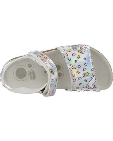 CHICCO SANDALIAS NINA MODELO FLEURETTE COLOR PLATA 020