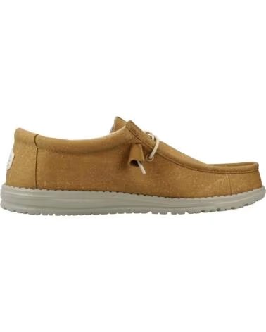 HEY DUDE INFORMALES HOMBRE MODELO WALLY STRETCH CANVAS COLOR MARRON C BRWSTNE